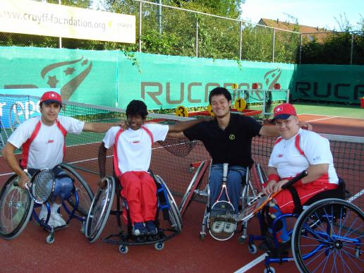 Daniel, Simon, Shingo (ITF- Nr. 1), Nico 2007